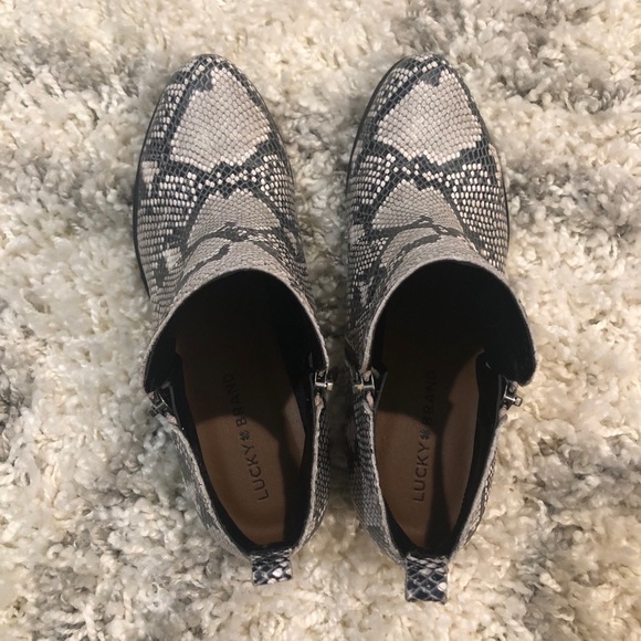 Snake print booties - Picture 3 of 3